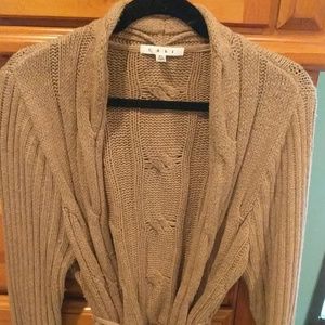 Cabi Heather Cable Knit Cardigan Style 591
